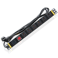 6 Universal Jacks 10A Input Switch Module PDU