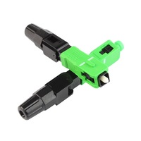 SC/APC Single Mode Fiber Optic Fast Connector