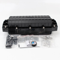In-Line Type Fiber Optic Splicing Closure 2 In 2 Out for 12-144 Fibers