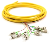 3m, 12 Fiber FC/APC Pigtail, Single-mode, OS2