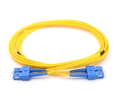1m, SC to SC, Duplex, Singlemode Armored Fiber Cable