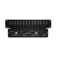 TS-2U14R Series Fiber Transceiver Frame