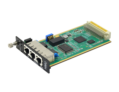 2-port 100M Industrial Fiber Transceiver Media Converter Management Card