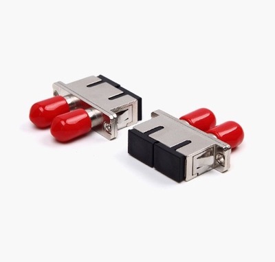 SC-ST Duplex SS Optical Fiber Adapter