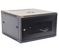 6U Wall Mount Equipment Cabinet, Mesh Door, Single 600x450mm