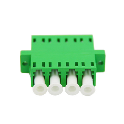 LC Quadruplex Fiber Optic Adapter