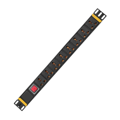 8 Universal Jacks 10A Input Dual Contact Switch Module PDU