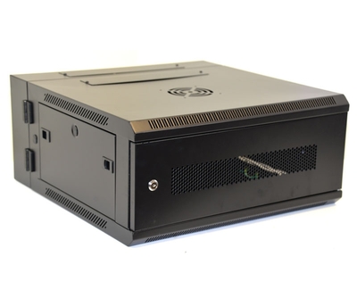 4U Wall Mount Equipment Cabinet, Mesh Door, Double 600x450mm