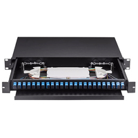 24 Core SC Simplex Preloaded Optical Patch Panel ODF