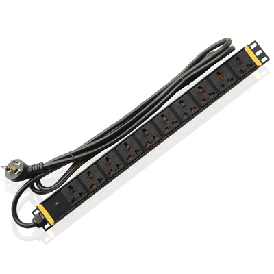 10 Universal Jacks 10A Input PDU