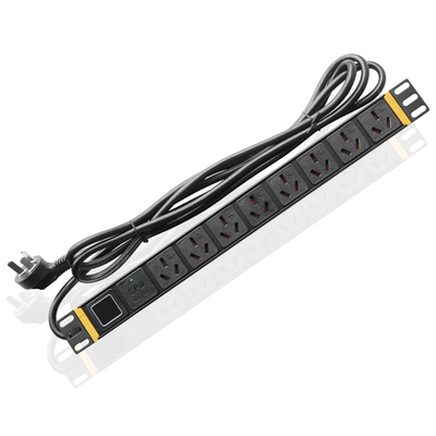8 Universal Jacks 16A Input SPD Lightning Protection PDU