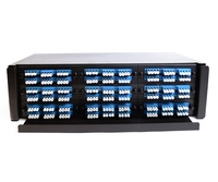 3U 19" Patch Panel for 9 F-Type Adapter Plates