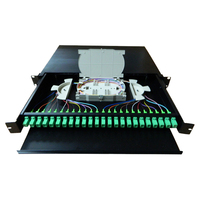 24 Port SC/APC Preloaded Fiber Optic Patch Panel ODF