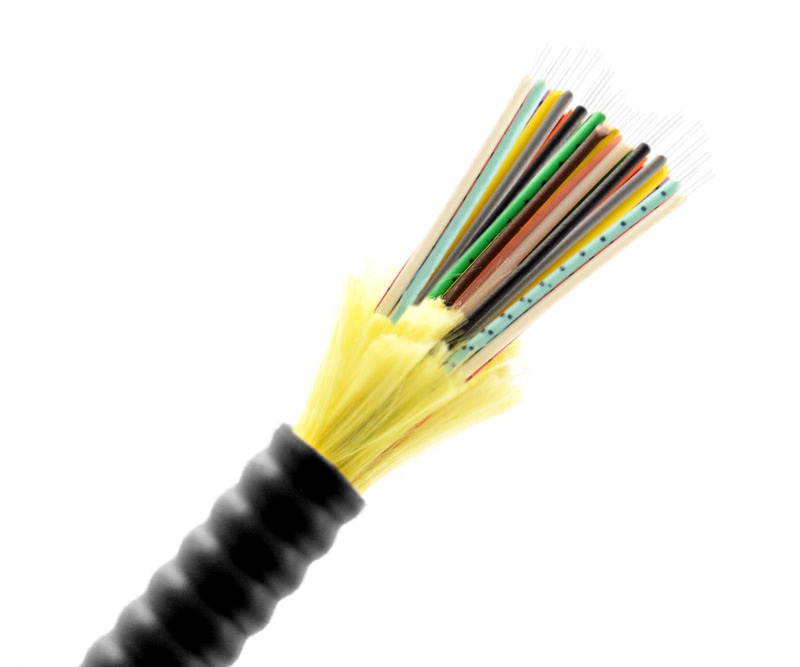 48 Fiber Armored Indoor  Outdoor Cable Multimode OFNP