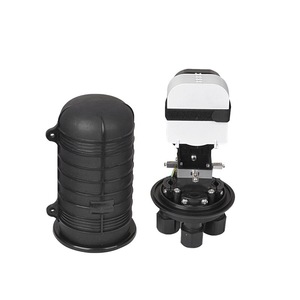 Dome Type Fiber Optic Splicing Closure 4 Ports for 12-48 Fibers