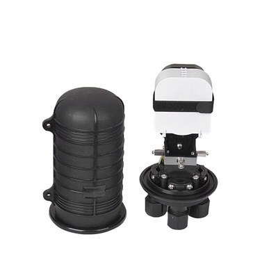 Dome Type Fiber Optic Splicing Closure 4 Ports for 12-48 Fibers