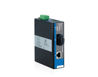 2-port Full Gigabit Unmanaged Industrial Fiber Transceiver Media Converter
