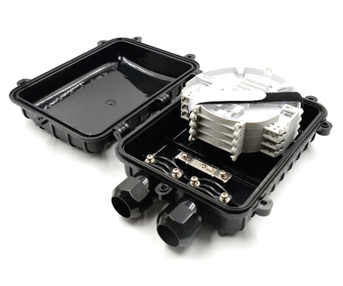 96 Fiber Horizontal Splice Enclosure - 2 Port - 4 Tray