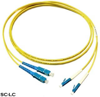 SC-LC fiber optic cable