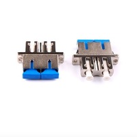 SC-LC Duplex Stainless Steel Optical Fiber Adapter