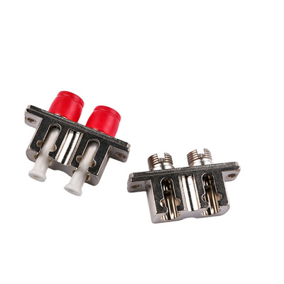 FC-LC Duplex Stainless Steel Body Optical Fiber Adapter
