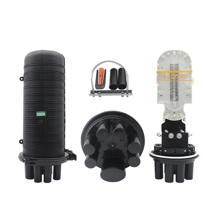 Dome Type Fiber Optic Splicing Closure 7 Ports for 12-96 Fibers