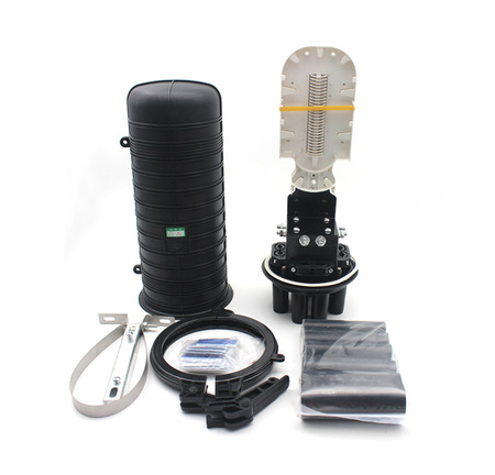 Dome Type Fiber Optic Splicing Closure 7 Ports for 24-144 Fibers