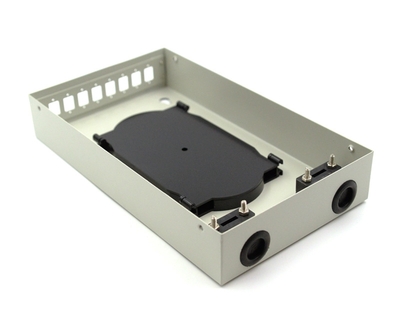 8 Fiber, Wall Mount Termination Box, 2 Ports