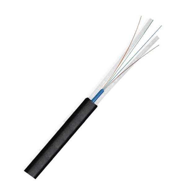 Flat Drop Home Cable System 1-24 core Fiber Optic Cable LAN Communication