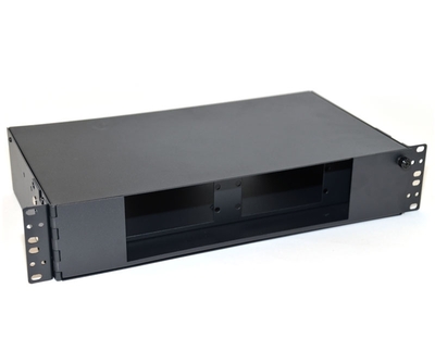 2U 19" Swing Out Panel for 4 LGX Adapter Plates